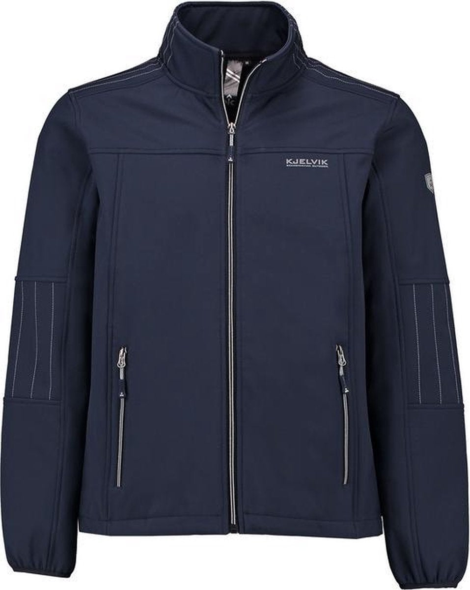 Kjelvik heren softshell jas Denny navy - maat S