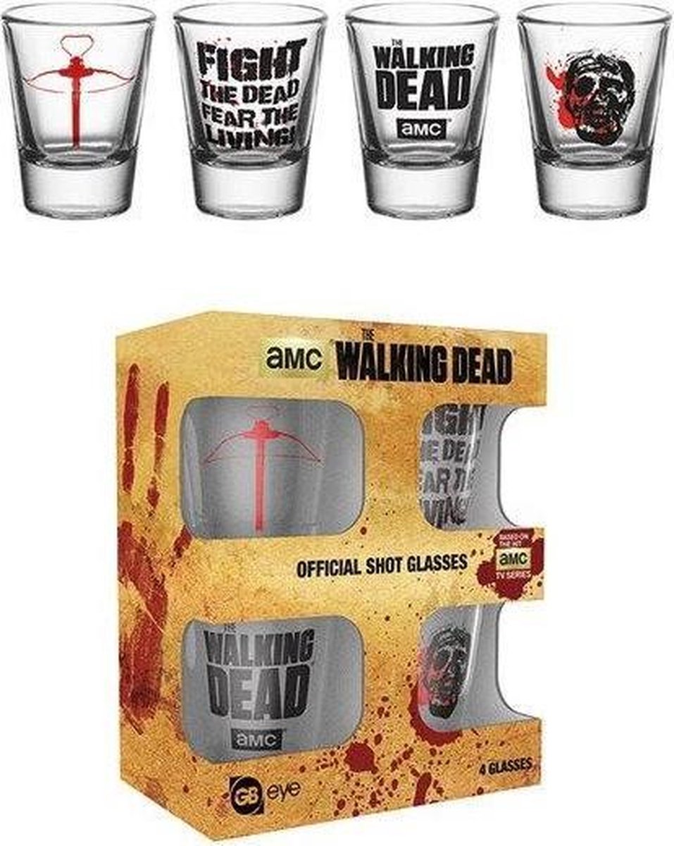 GB Eye The Walking Dead Mix Shotglazen Set