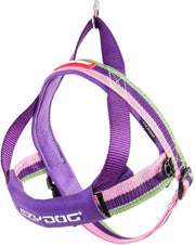 EzyDog Quick Fit Hondenharnas / tuig - XS - Bubblegum