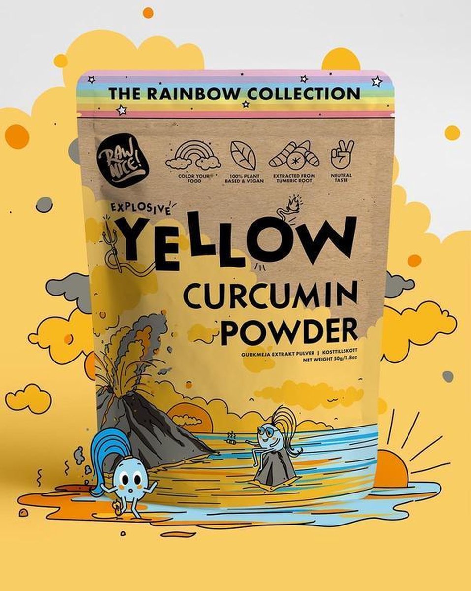 Rawnice-curcumine powder- kurkuma poeder- Rawnice- 40 gram