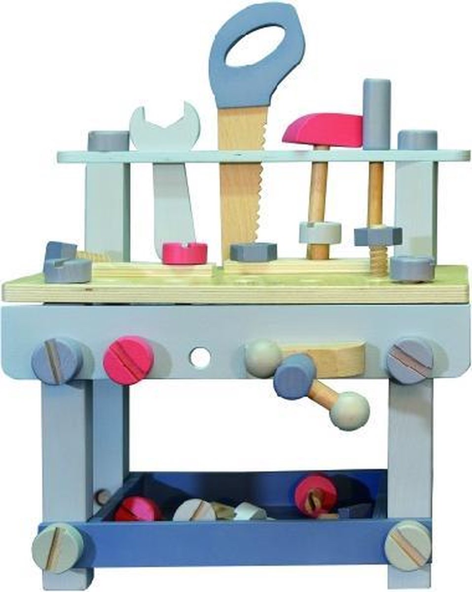 Everearth Werkbank Hout Multicolor 32.5 Cm