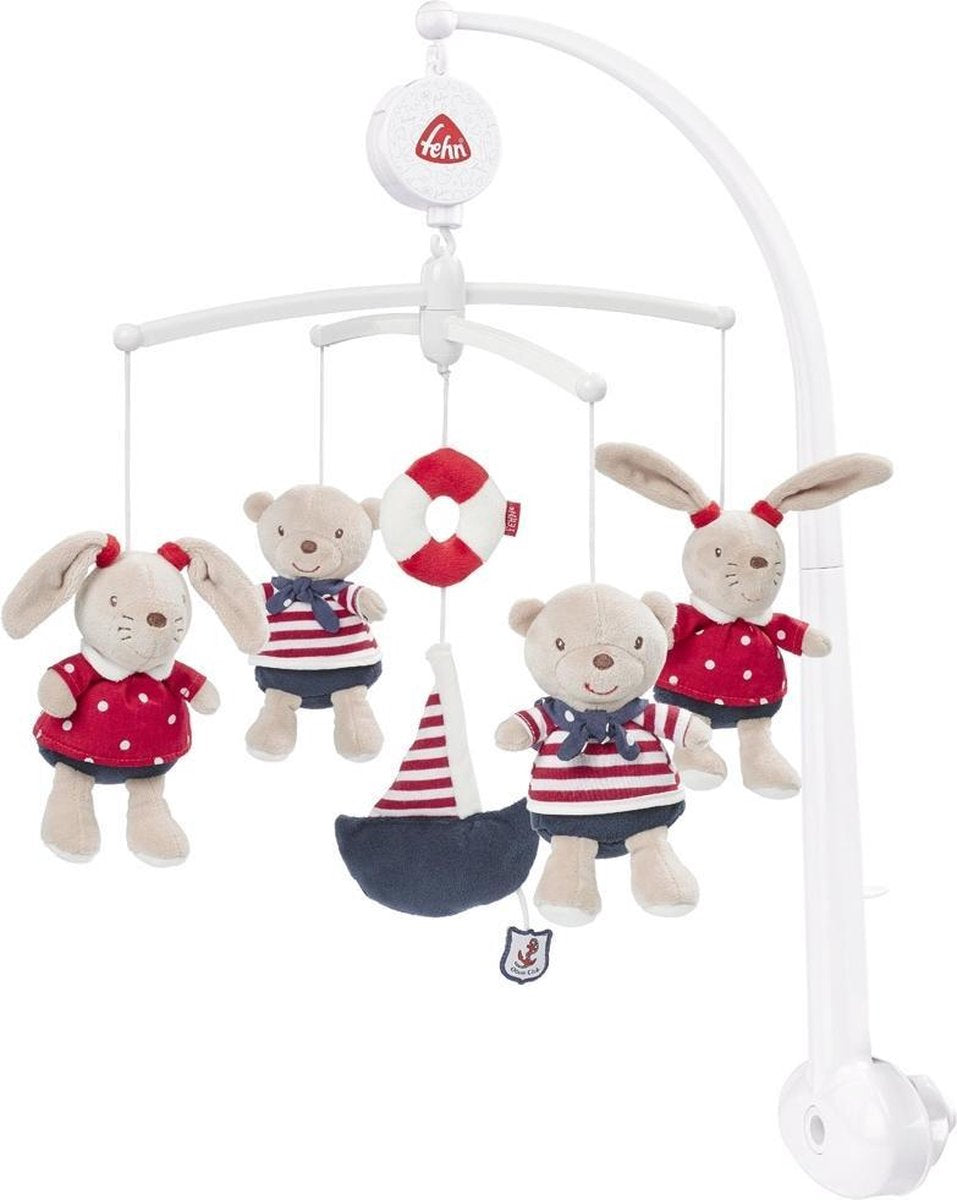 Fehn Muziekmobiel Beer En Konijn 40 Cm