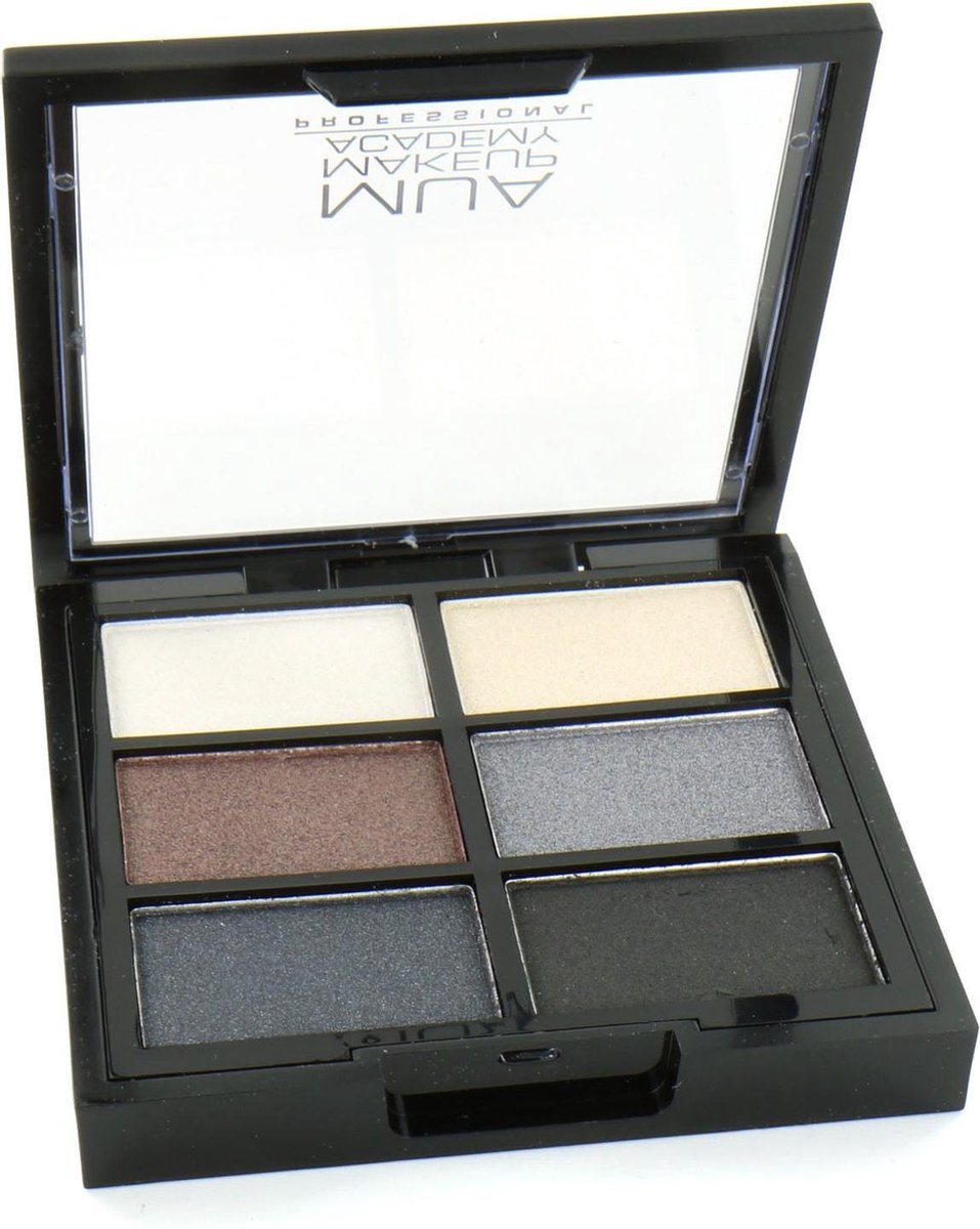 MUA 6 Shade Oogschaduw Palette - Smokey