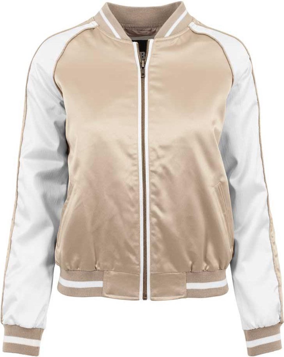 Urban Classics Jacket -XS- 3-Tone Souvenir Goudkleurig/Wit
