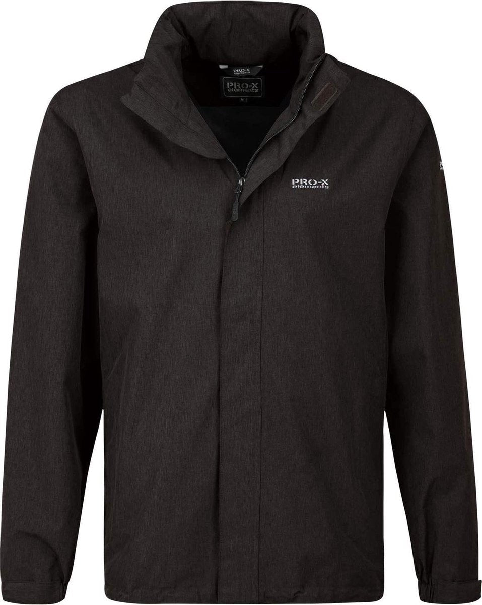 Pro-x Elements Outdoorjas Ray Heren Polyester Zwart Maat Xl