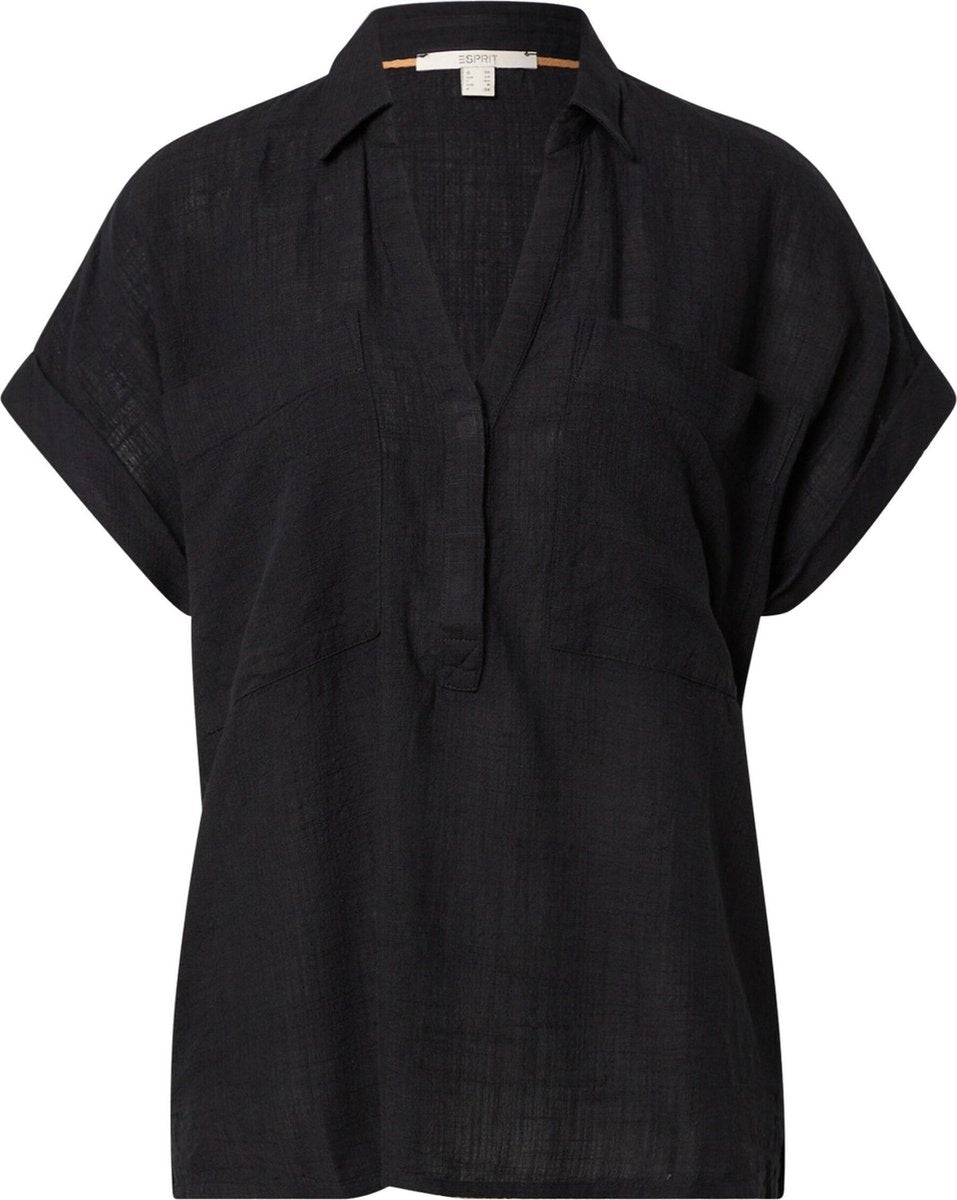 Esprit blouse coo Zwart-40 (L)