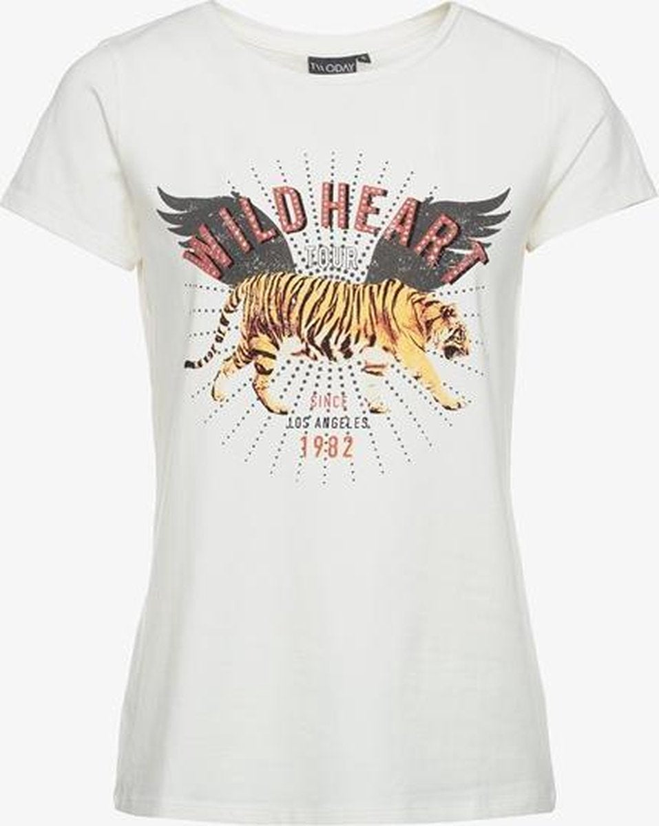 TwoDay dames T-shirt - Wit - Maat XL