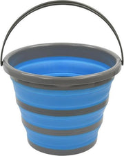 Proplus Opvouwbare Emmer Siliconen/kunststof 10 Liter Blauw
