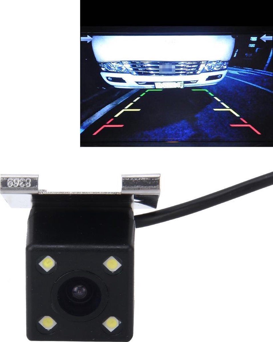 656x492 effectieve pixel NTSC 60Hz CMOS II waterdichte auto achteruitrijcamera achteruitrijcamera met 4 LED-lampen voor 2015-2016 versie Fox