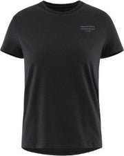 Klättermusen T-shirt Runa Dames Katoen Zwart Maat L