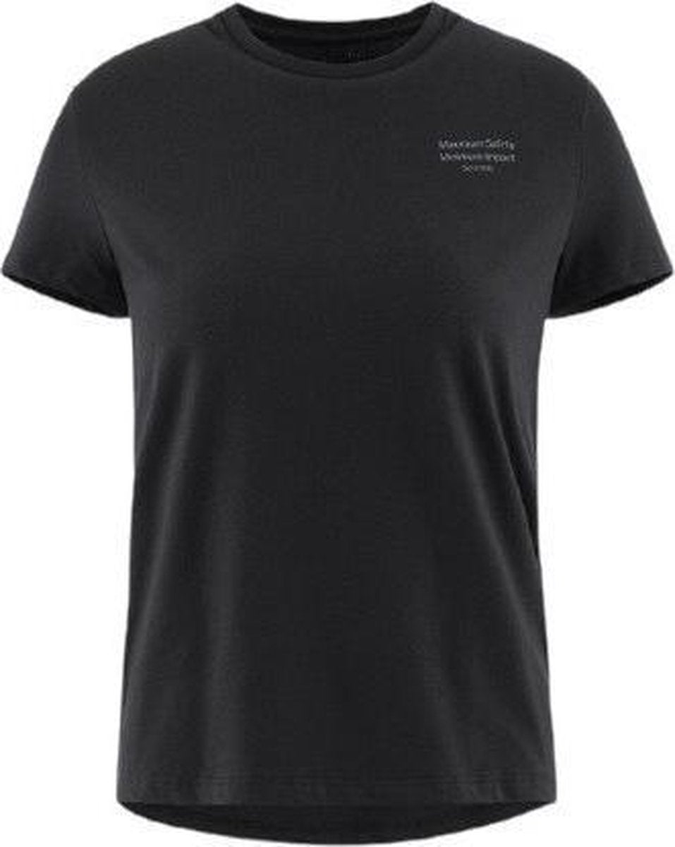 Klättermusen T-shirt Runa Dames Katoen Zwart Maat L