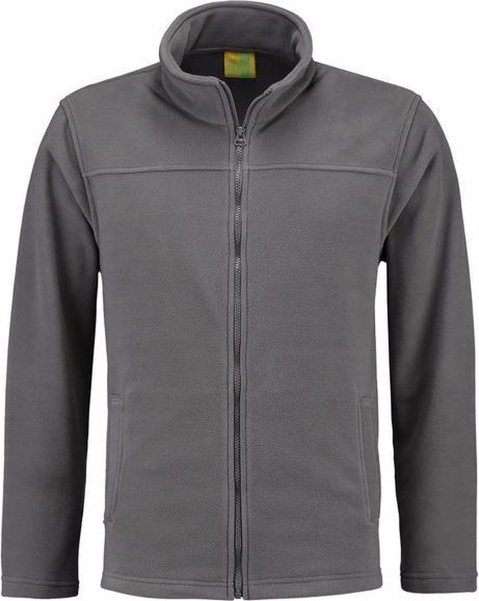 Grijs fleece vest met rits voor volwassenen M (38/50)