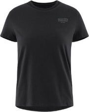 Klättermusen T-shirt Runa Dames Katoen Zwart Maat S