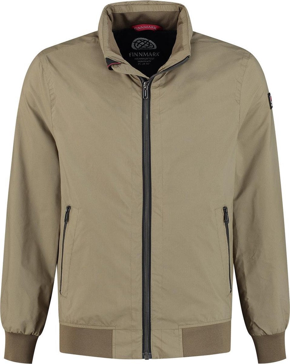 Finnmark Clothing Lange mouw Jas - Ross Stripe-21690 Beige (Maat: XXL)