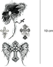 Kruis met vleugels Neptattoo