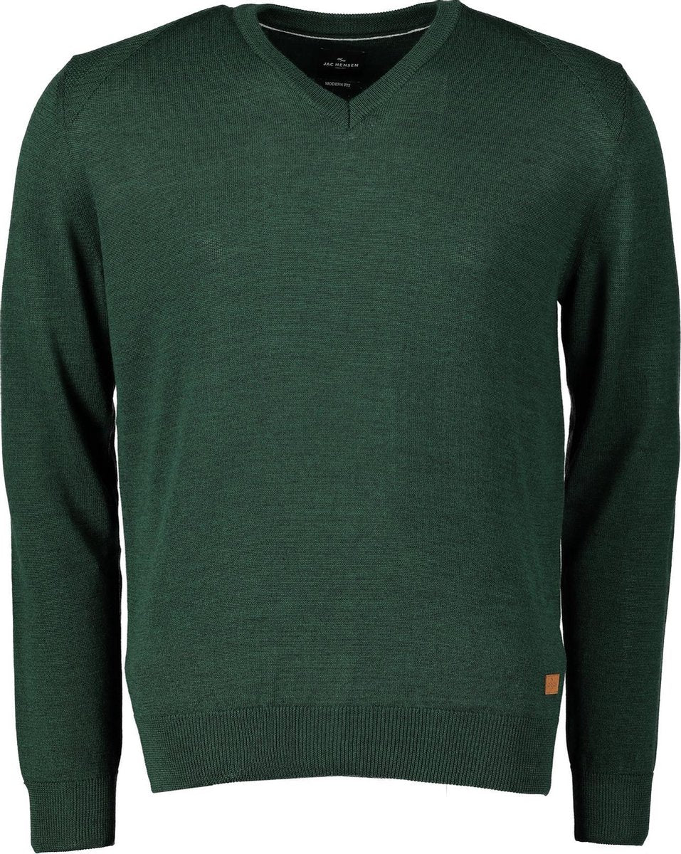 Jac Hensen Pullover - Modern Fit - Groen - 5XL Grote Maten