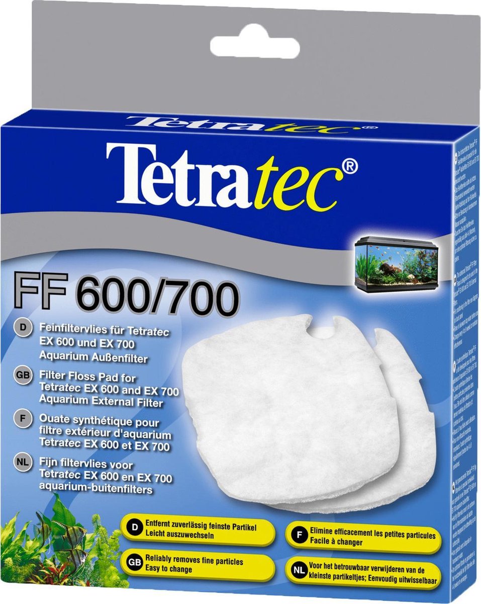 Tetra FF  filtervlies S voor tetra ex 600 / 600 plus en  800 plus