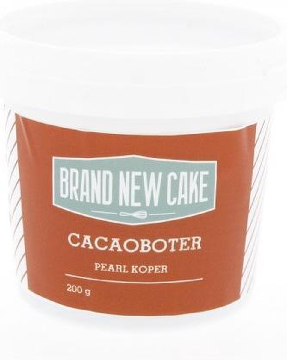 Brand New Cake - Cacaoboter Gekleurd Pearl Koper (200g)
