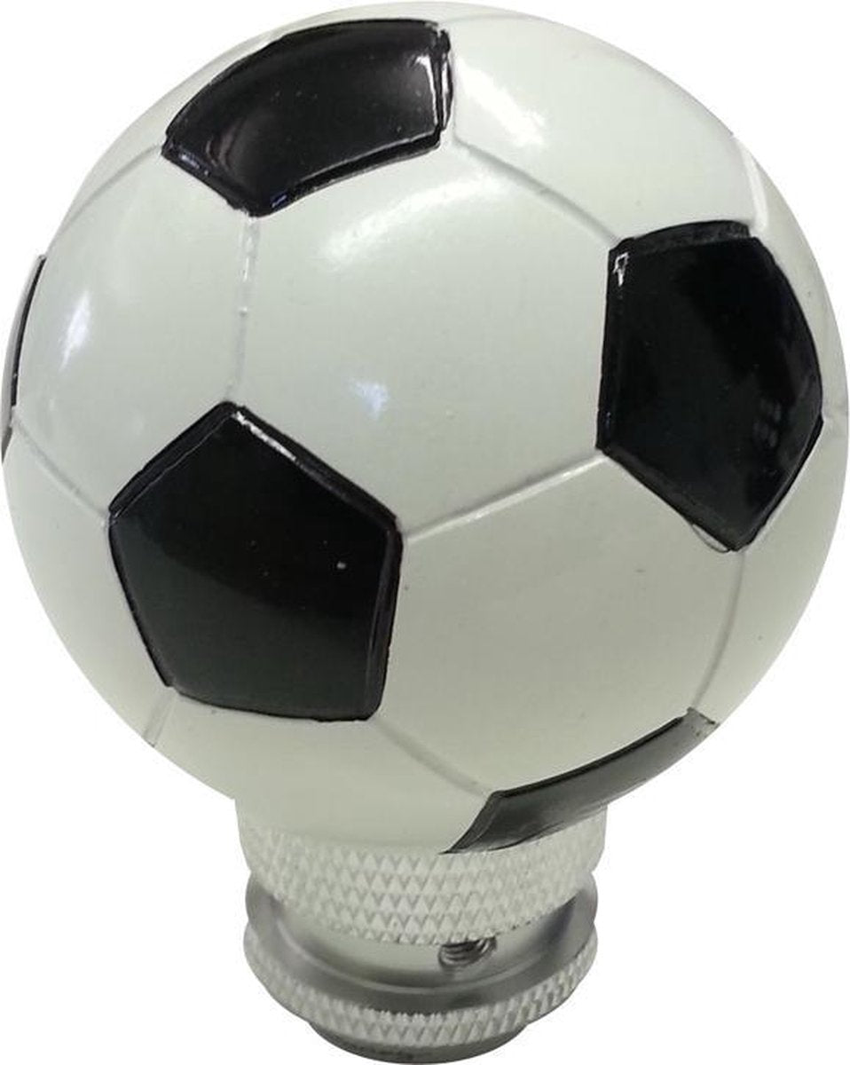 Simoni Racing Pookknop Football - Wit/Zwart