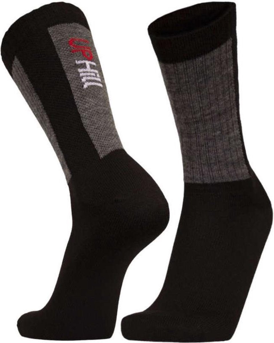 Uphillsport Wandelsokken Rokka Merinowol Zwart/grijs Maat 39-42