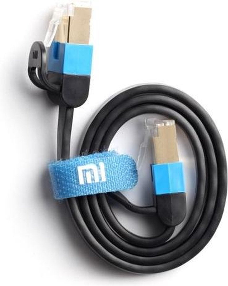 Xiaomi Ethernet netwerkkabel CAT6 - 0.5 meter Plat Zwart