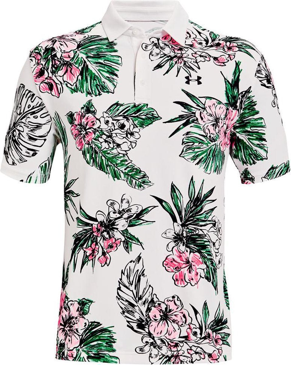 Playoff Polo 2.0 Pink Shock Flower
