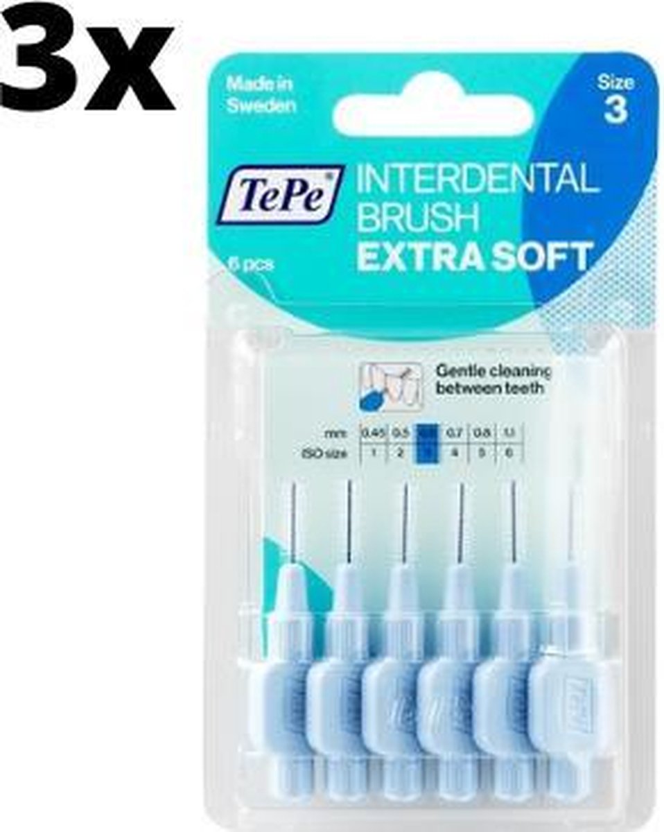 TePe Extra Soft Blauw 0