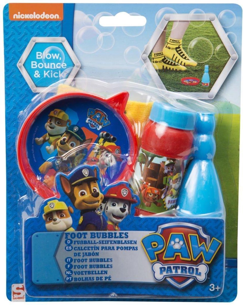 Sambro Voetbubbels Paw Patrol Rood/geel