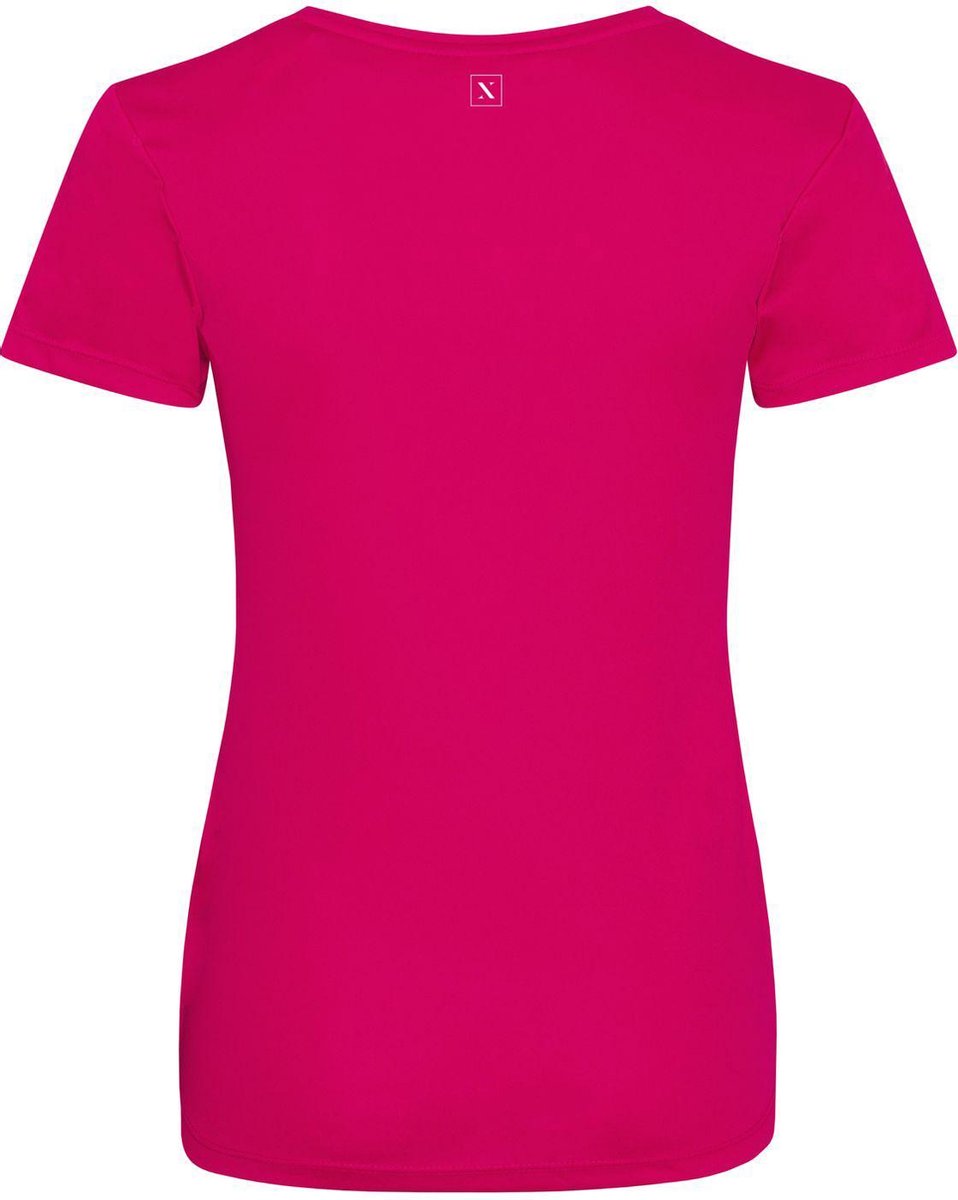 LXURY Dames Smooth Sportshirt maat XS - Trainingshirt - Roze