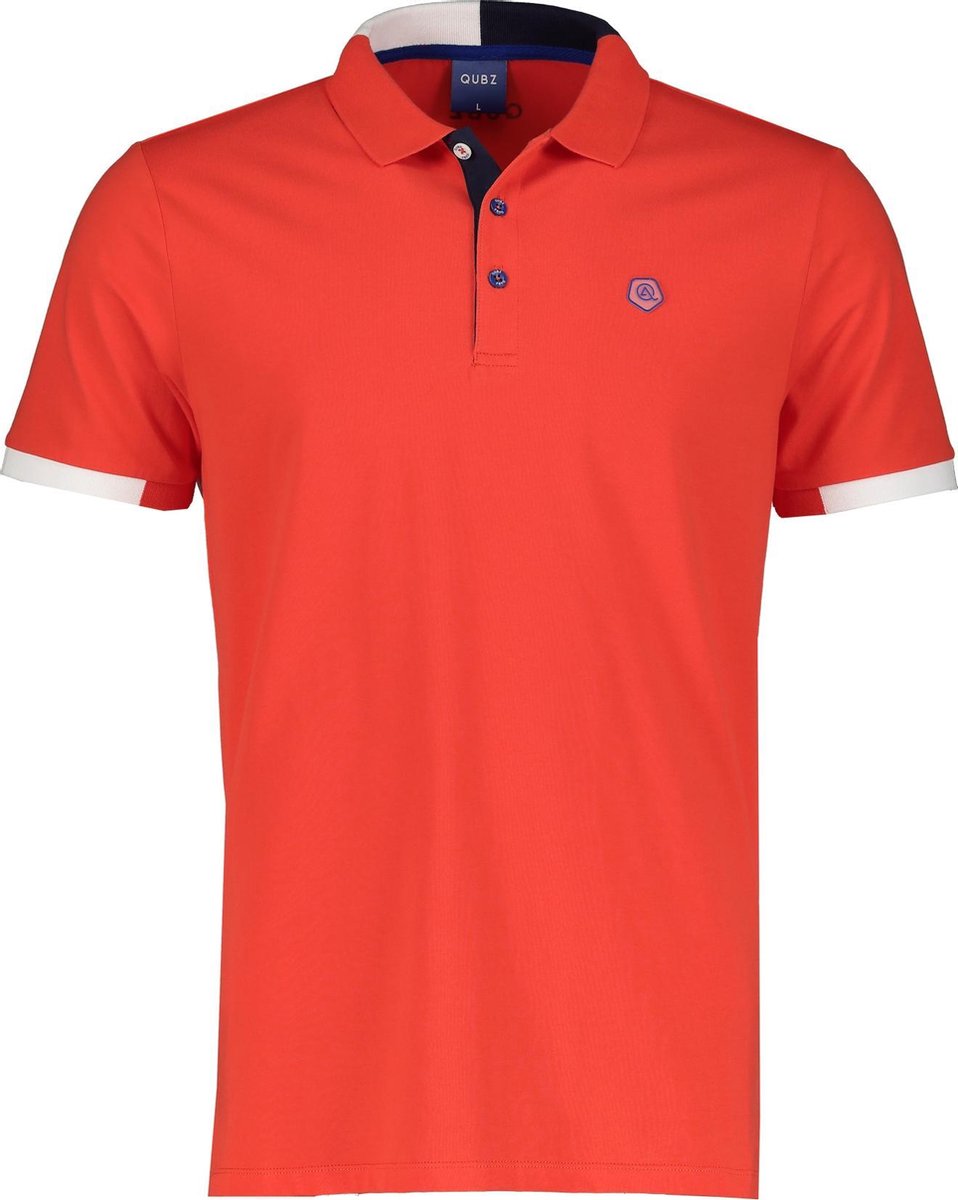 Qubz Polo - Modern Fit - Rood - M