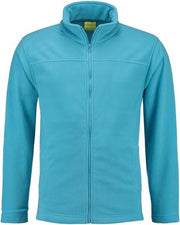 Turquoise fleece vest met rits voor volwassenen L (40/52)