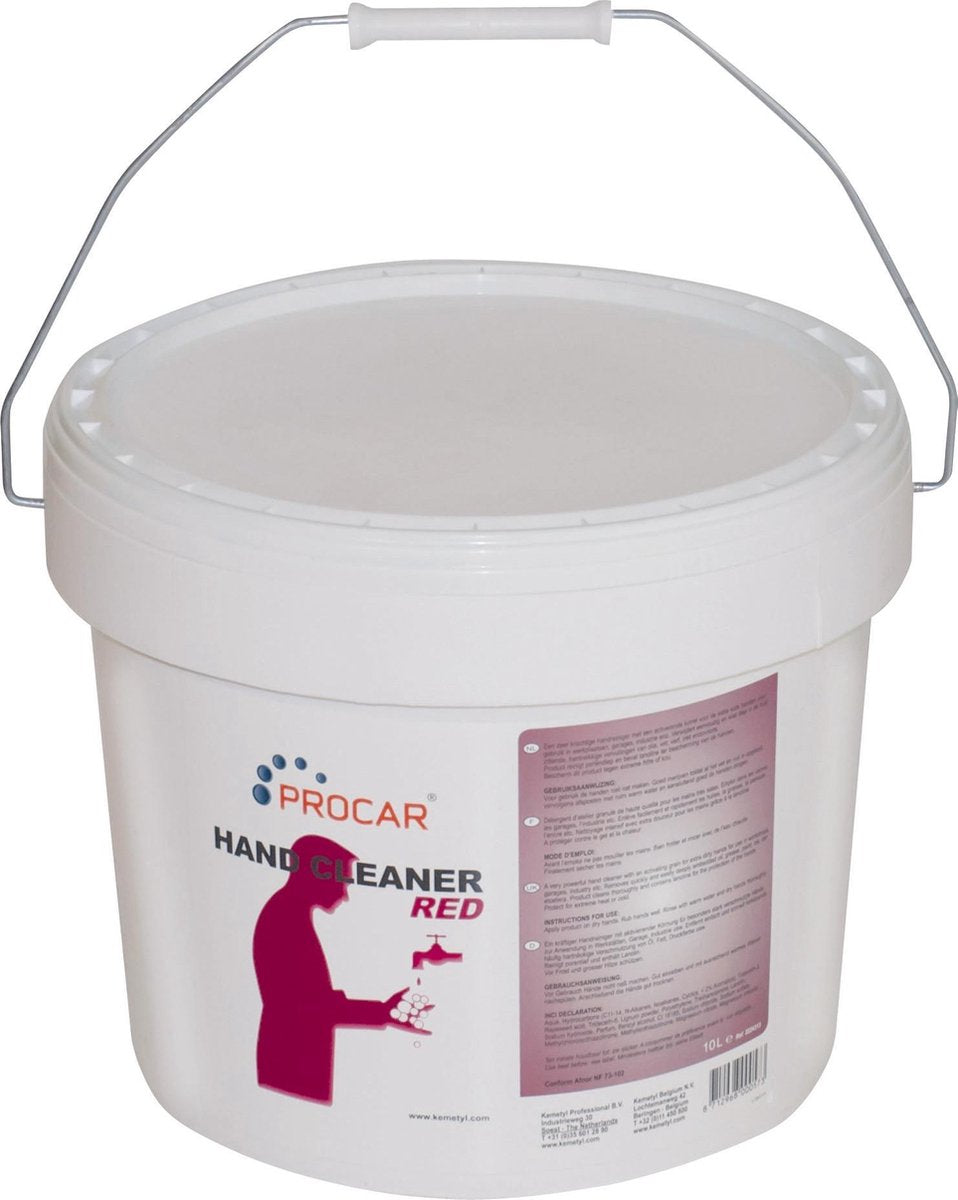 Procar Handreiniger 10 Liter Wit/rood