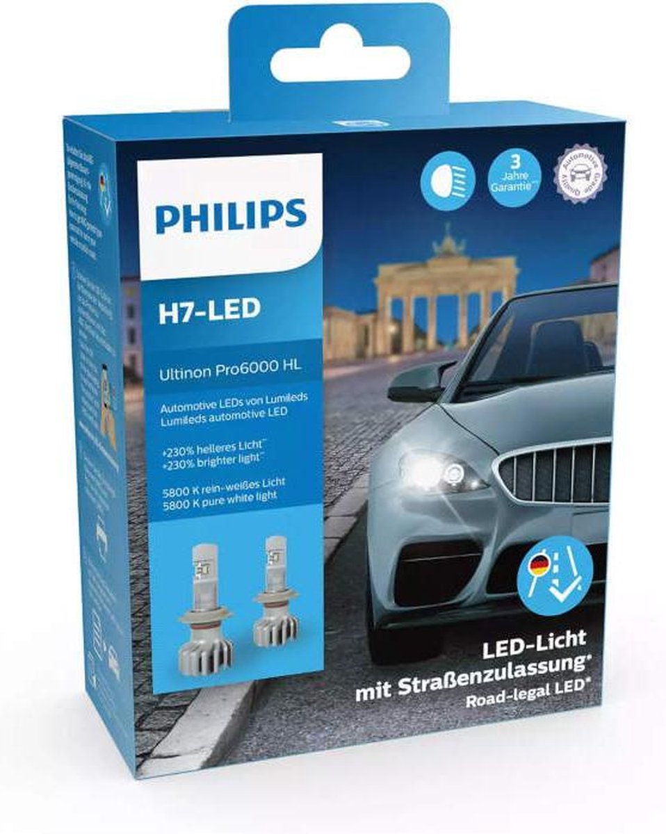 Philips Ultinon Pro6000 H7 11972U6000X2