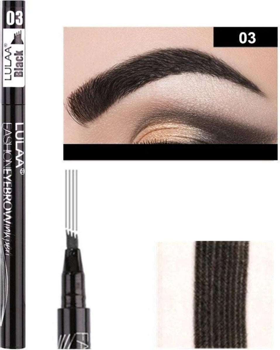 Perfect Arch Tattoo Pen - Brow Microfilling Pen - Brow Artist Micro Tattoo - Black - uit het assortiment van 'Het Gemak'