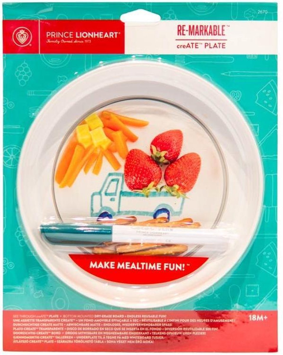 Prince Lionheart creATE™ PLATE | Educatief spel  | Complete Set: 1 Bord