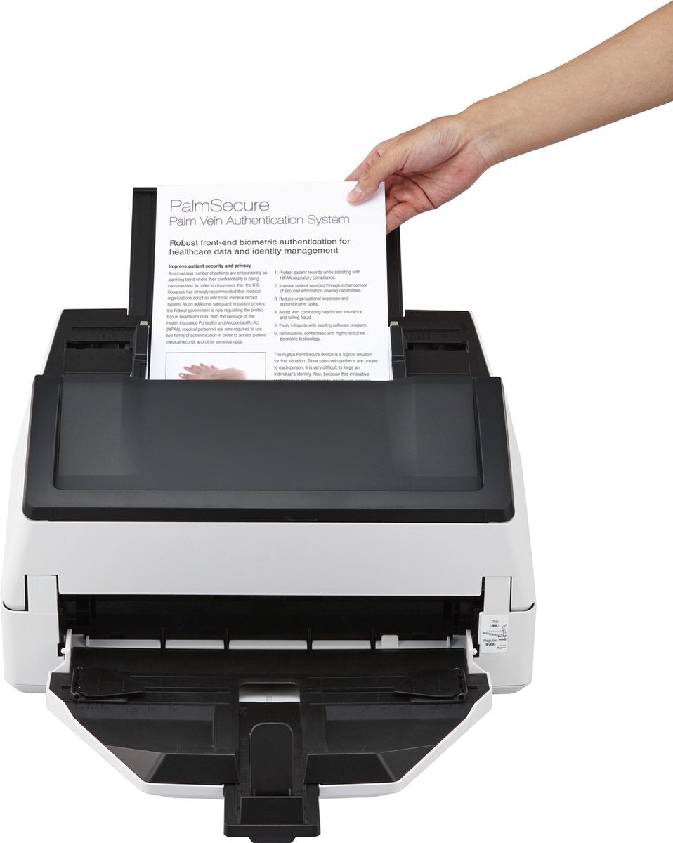Fujitsu fi-7600 600 x 600 DPI ADF-/handmatige invoer scanner Zwart