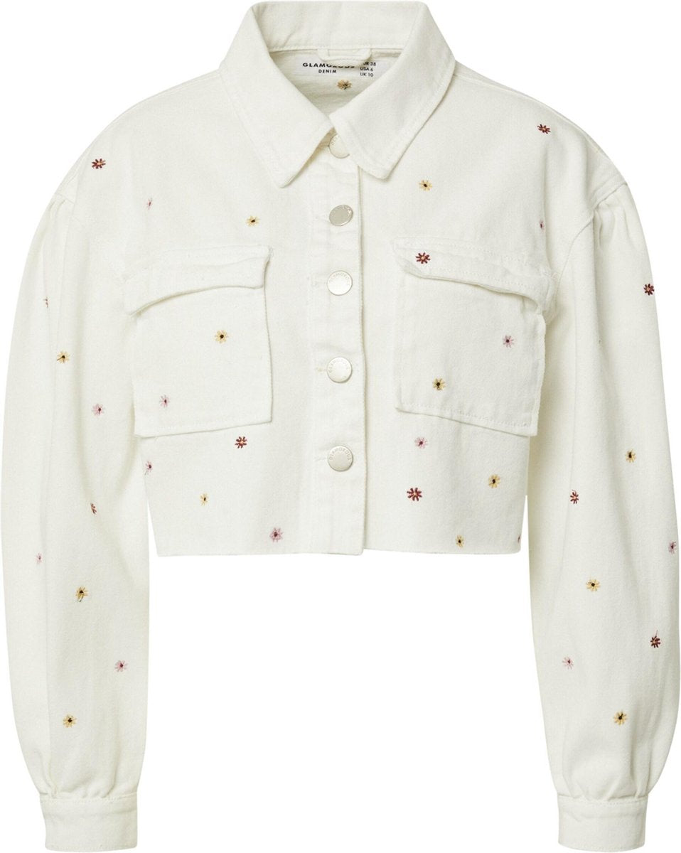 Glamorous tussenjas Wit-8 (Xs)