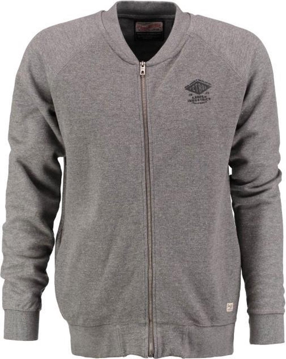 Petrol grijs sweatvest - Maat XS