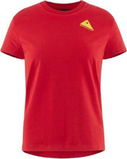 Klättermusen T-shirt Runa Vrouwen Katoen/elastaan Rood Maat L