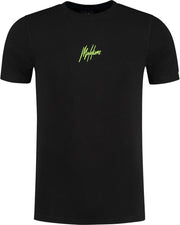 Malelions Gyzo T-Shirt - Black/Neon Yellow - XS