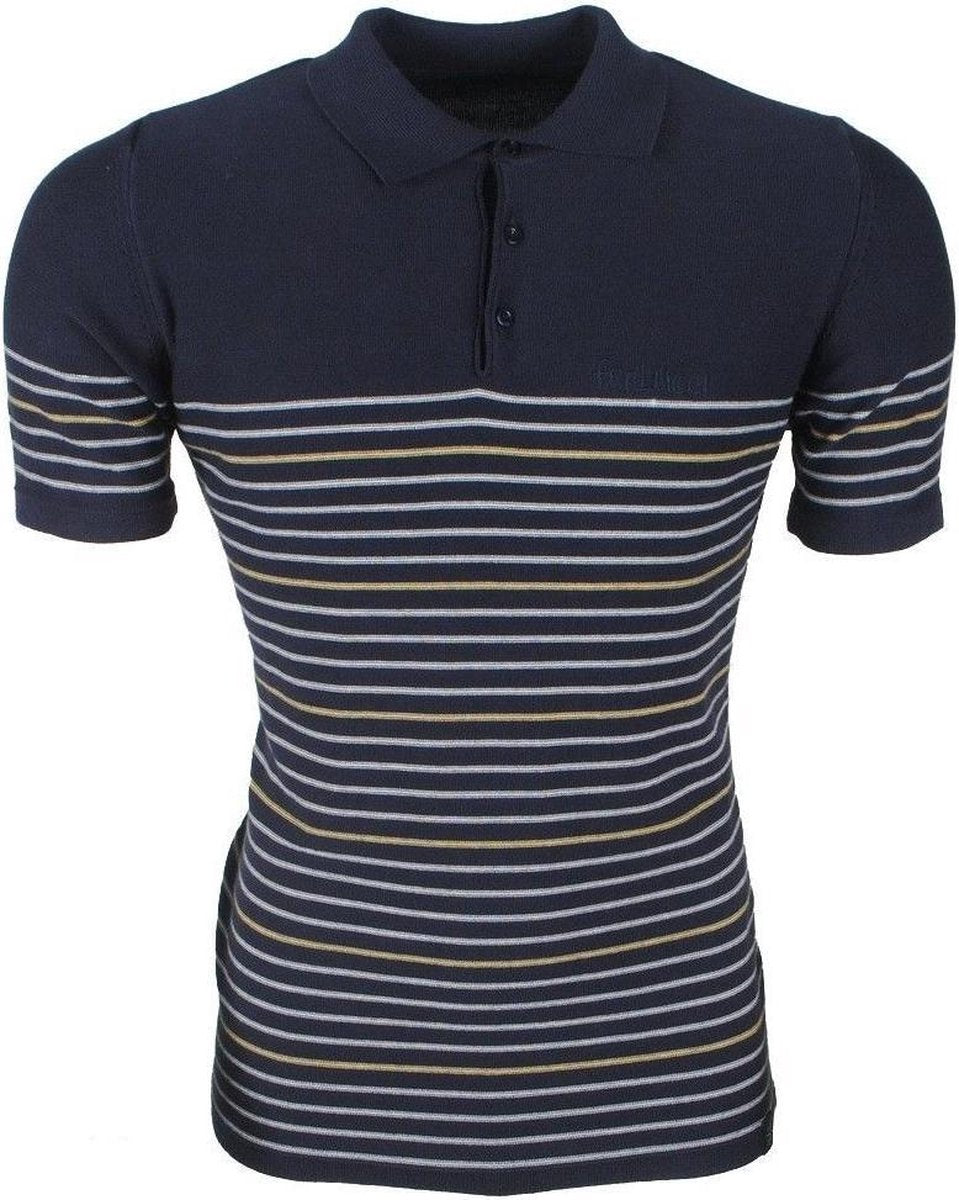 Ferlucci - Exclusieve Heren Polo - 100% Katoen - Gianni - Navy