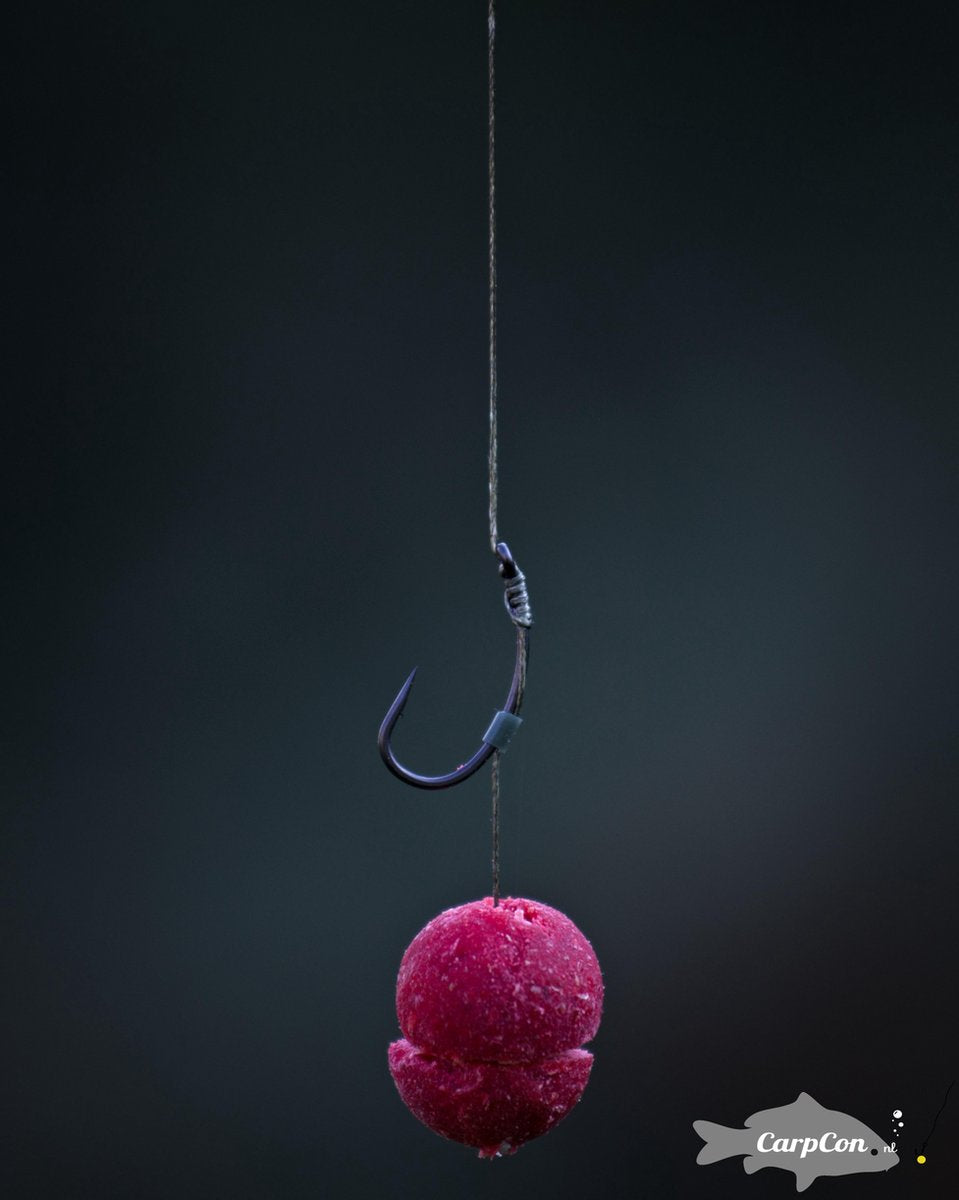 Curve Shank Rig - 2 stuks - Haakmaat #6 - Ready-To-Fish Karper Onderlijn