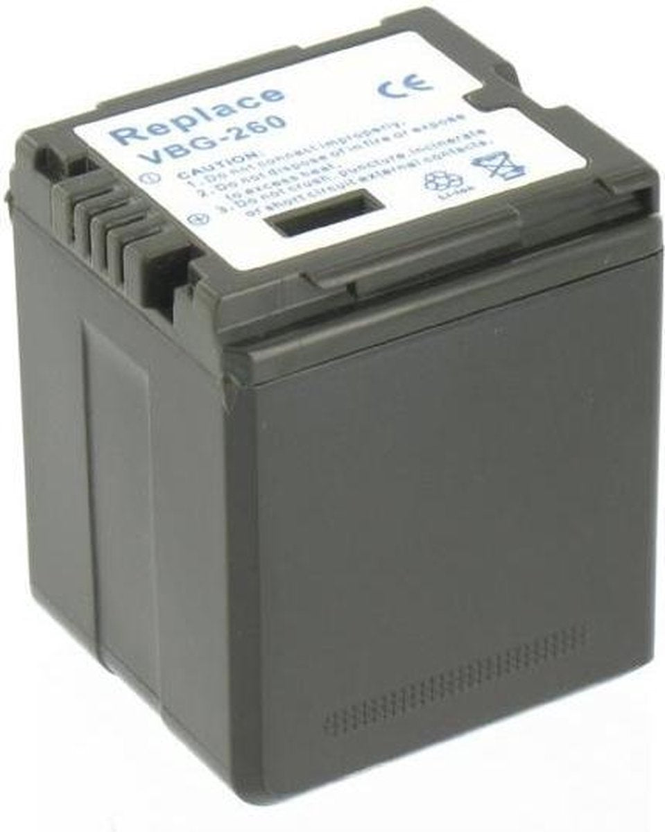 Accu Batterij compatible met Panasonic VW-VBG260 Met Lader