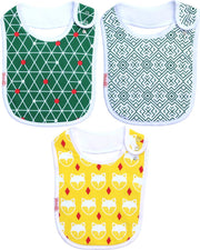KliederZ baby slabbetjes jongen | 3 eetslabben | t/m 3 jr | hippe slabbers FB02b