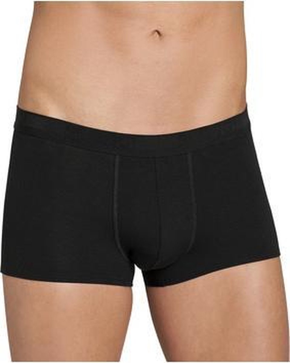 Set van 3x stuks sloggi heren shorty korte boxershort zwart - Confortabel/perfecte pasvorm - Ondergoed