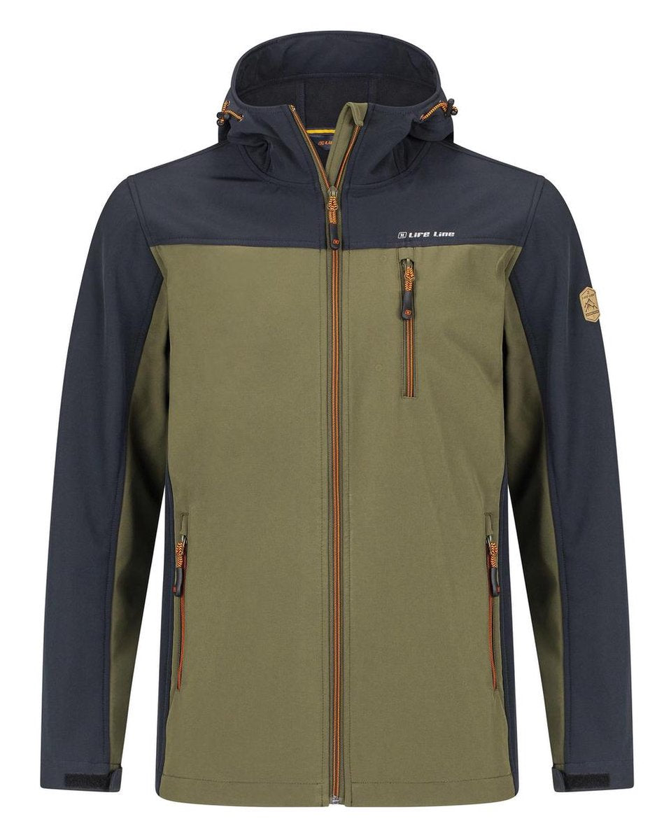 Life-Line Dartlo Jas - Heren Outdoor Softshell Jas - Gevoerde Wandeljas