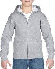 Grijs capuchon vest voor jongens S (116-128)