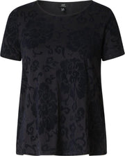 YEST Caitlyn Jersey Shirt - Dark Blue - maat 46