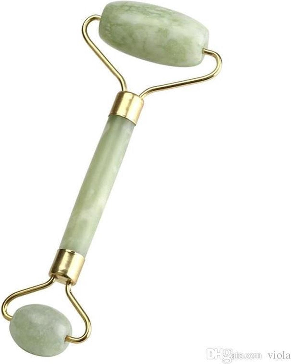Jade Roller - Gezichtsmassage roller - Anti Rimpels - Anti donkere kringen - Gezichtsroller - Anti Hoofdpijn - Egale huid - Verzorging - Huidverzorging - Natuurlijk