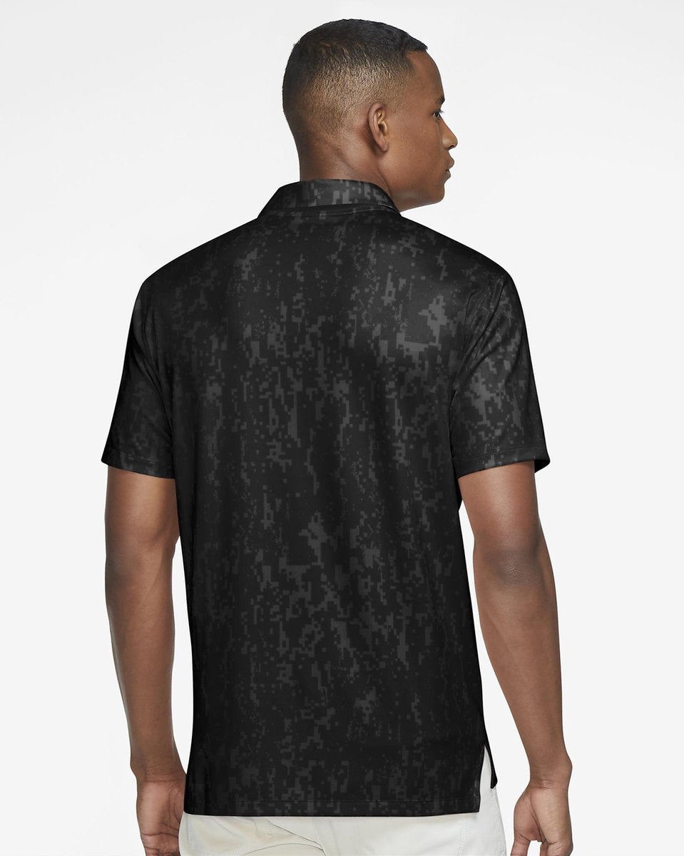 Men Dry Fit Vapor Polo Black